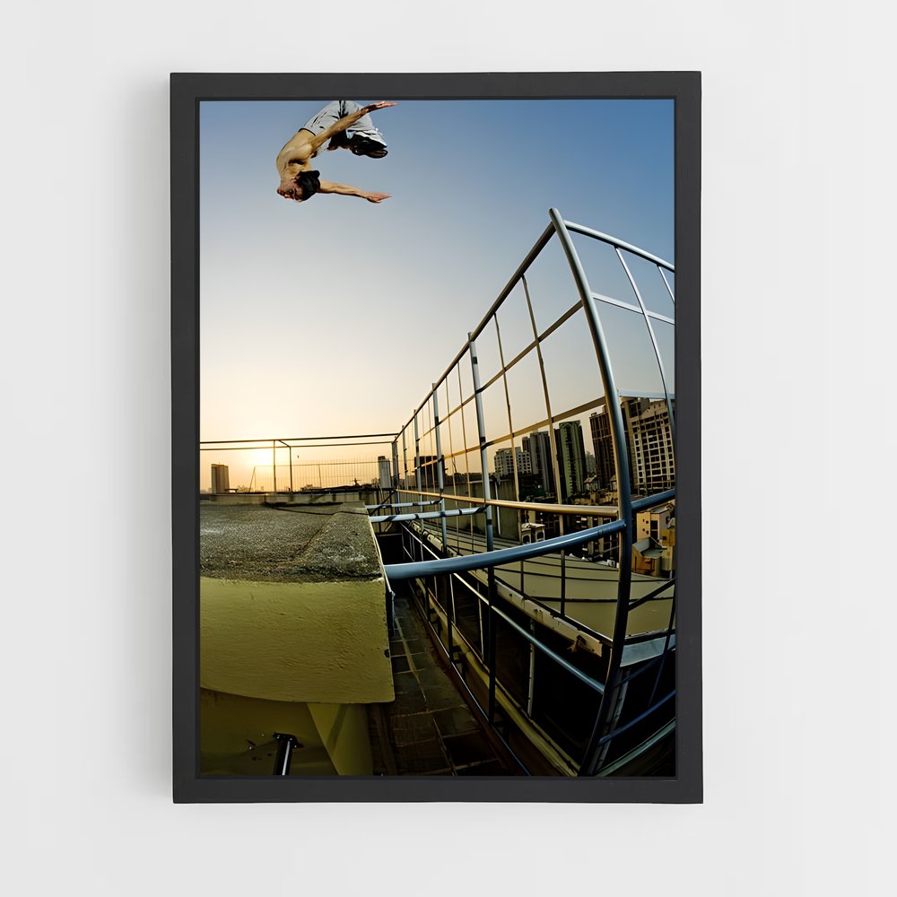 Poster Daniel de ilabaca – affiche Parkour et freerun (vue 2)